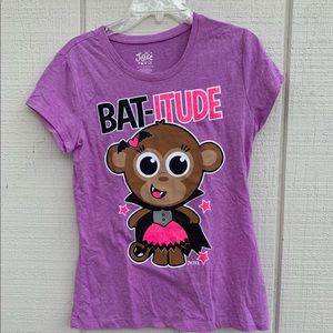 Justice Kids Purple Graphic Tee